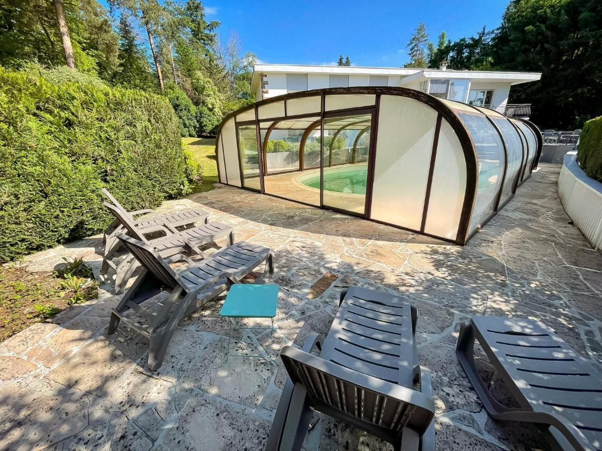 Villa 250m2 avec PISCINE chauffée&SPA&kota-grill&sauna Saint-Die-des-Vosges Esterno foto