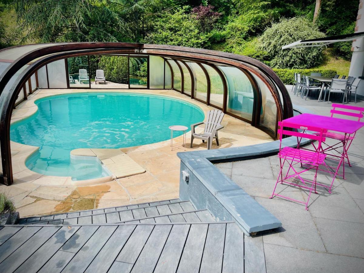 Villa 250m2 avec PISCINE chauffée&SPA&kota-grill&sauna Saint-Die-des-Vosges Esterno foto