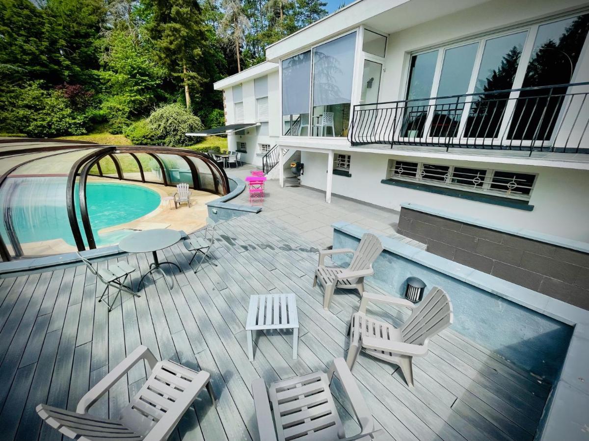 Villa 250m2 avec PISCINE chauffée&SPA&kota-grill&sauna Saint-Die-des-Vosges Esterno foto