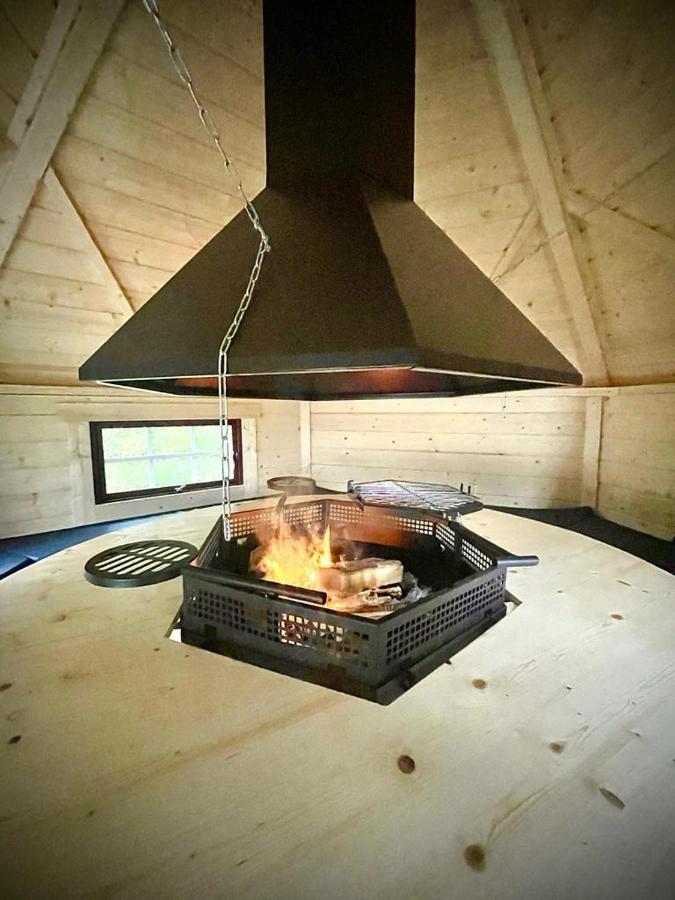 Villa 250m2 avec PISCINE chauffée&SPA&kota-grill&sauna Saint-Die-des-Vosges Esterno foto